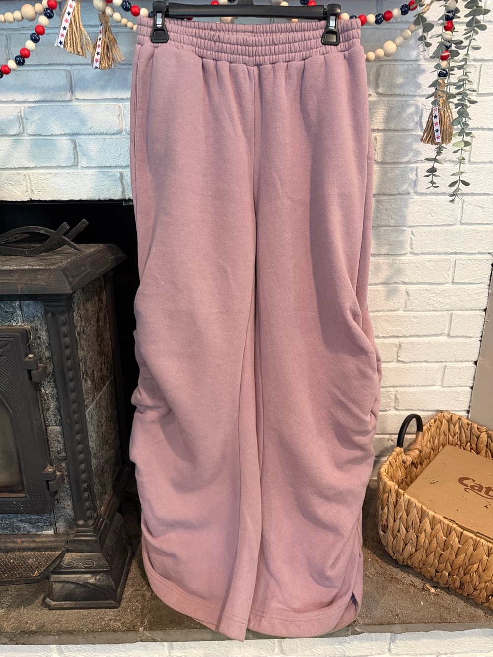 Urban Outfitters 1st Position By Tinashe Nasty Girl Ruched Wide Leg Sweatpants